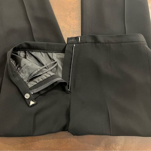 Kasper Classics Petite 8P Dress Work Quiet Luxury Trouser Front Zipper & Clasp - Picture 7 of 12